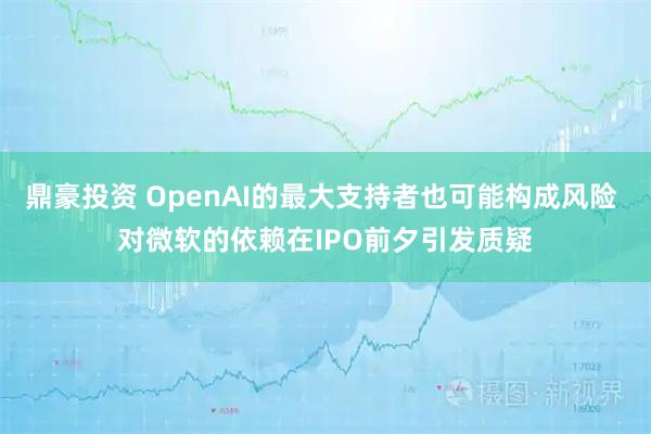 鼎豪投资 OpenAI的最大支持者也可能构成风险 对微软的依赖在IPO前夕引发质疑